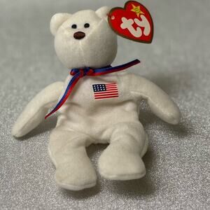 TY Beanie Baby Liberty / Patriotic Bear – 1990s Collectible